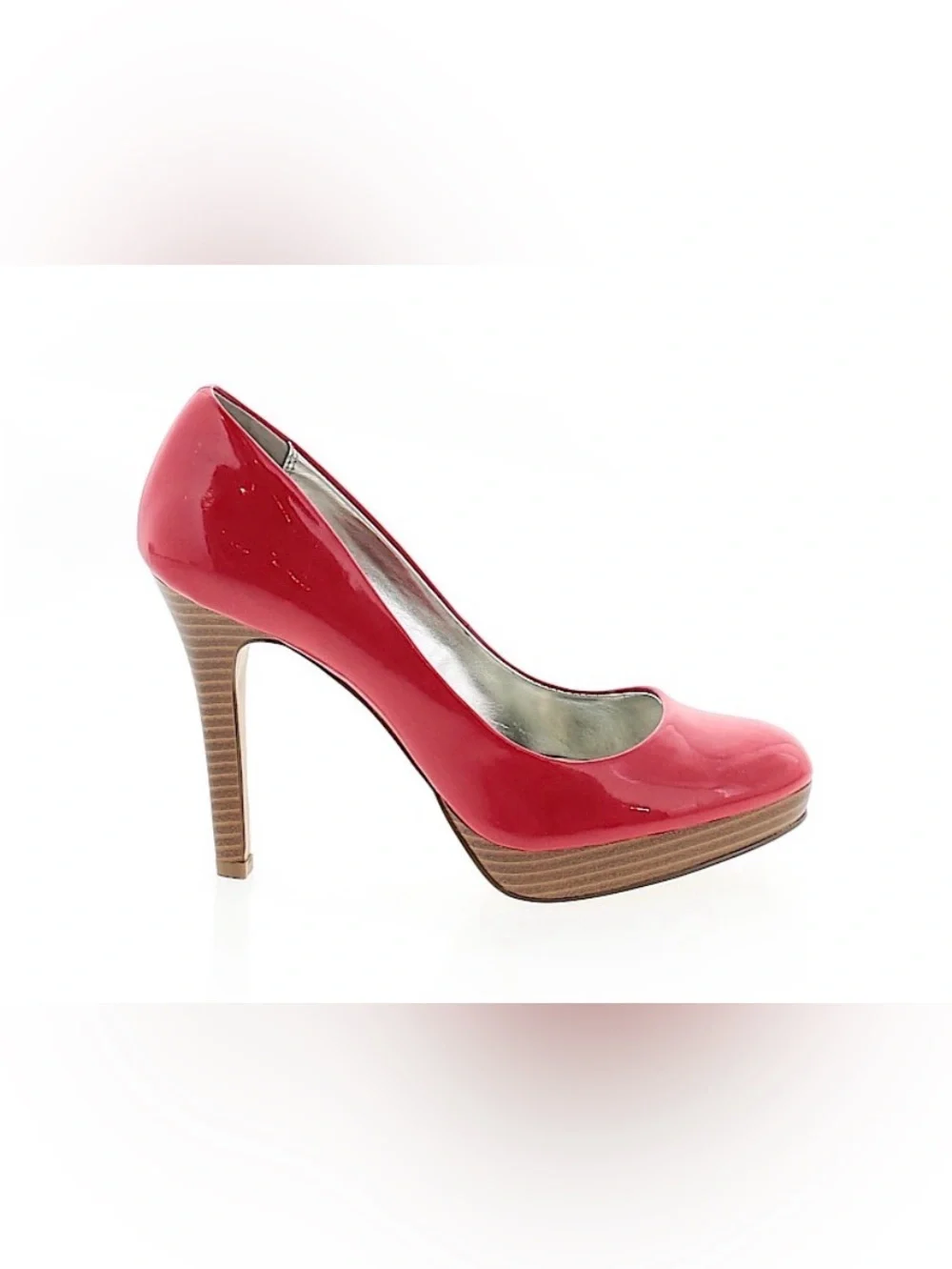 STYLE & CO Red Patent Platform Pump - Women's Dress Heel